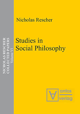 eBook (pdf) Studies in Social Philosophy de Nicholas Rescher