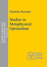 eBook (pdf) Studies in Metaphysical Optimalism de Nicholas Rescher