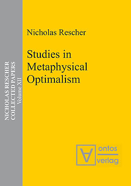 eBook (pdf) Studies in Metaphysical Optimalism de Nicholas Rescher