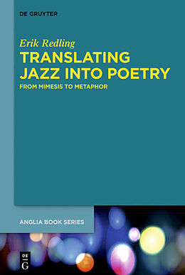 Livre Relié Translating Jazz Into Poetry de Erik Redling