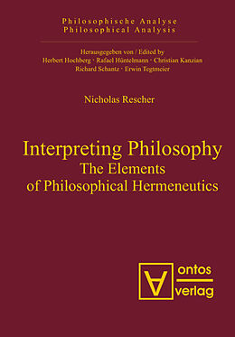 Livre Relié Interpreting Philosophy de Nicholas Rescher