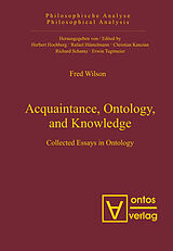 eBook (pdf) Acquaintance, Ontology, and Knowledge de Fred Wilson