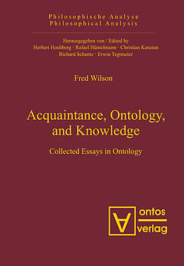 E-Book (pdf) Acquaintance, Ontology, and Knowledge von Fred Wilson