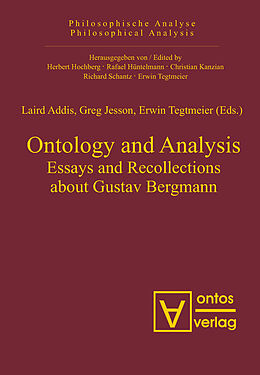 eBook (pdf) Ontology and Analysis de Laird Addis, Greg Jesson, Erwin Tegtmeier