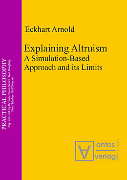 Livre Relié Explaining Altruism de Eckhart Arnold