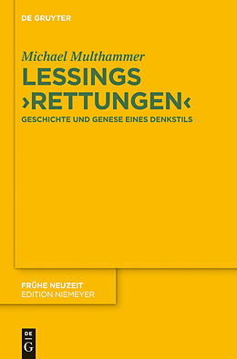E-Book (pdf) Lessings 'Rettungen' von Michael Multhammer