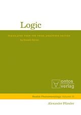 eBook (pdf) Logic de Alexander Pfänder