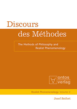 eBook (pdf) Discours des Méthodes de Josef Seifert
