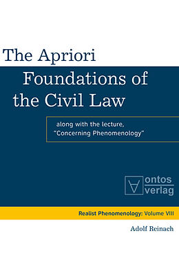 Fester Einband The Apriori Foundations of the Civil Law von 
