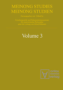 Livre Relié Meinongian Issues in Contemporary Italian Philosophy de 