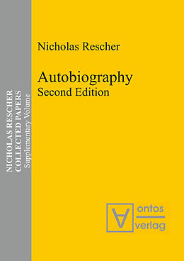 Couverture cartonnée Autobiography de Nicholas Rescher