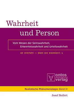 E-Book (pdf) Wahrheit und Person von Josef Seifert