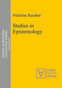 Livre Relié Studies in Epistemology de 