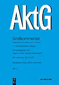 E-Book (pdf) §§ 319-327 von Klaus Ulrich Schmolke