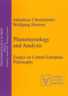 Couverture cartonnée Phenomenology & Analysis de 