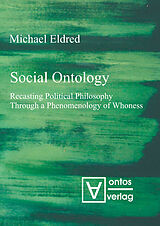 eBook (pdf) Social Ontology de Michael Eldred