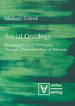 eBook (pdf) Social Ontology de Michael Eldred