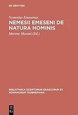 Fester Einband Nemesii Emeseni De natura hominis von Nemesius Emesenus