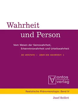 E-Book (pdf) De Veritate - Über die Wahrheit von Josef Seifert