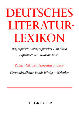 Fester Einband Deutsches Literatur-Lexikon / Wirdig - Wol von Wilhelm Kosch