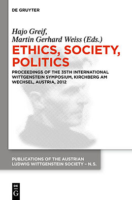 Fester Einband Ethics, Society, Politics von 