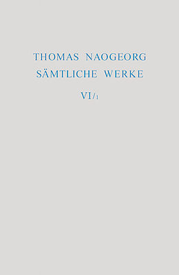 E-Book (pdf) Thomas Naogeorg: Sämtliche Werke / Regnum Papisticum von Thomas Naogeorg