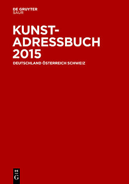 Fester Einband Kunstadressbuch Deutschland, Österreich, Schweiz 2015 von 
