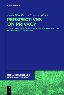 Livre Relié Perspectives on Privacy de 