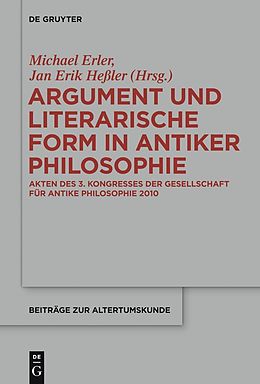 E-Book (pdf) Argument und literarische Form in antiker Philosophie von 