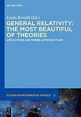 Fester Einband General Relativity: The most beautiful of theories von 