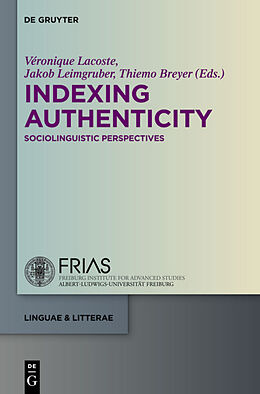 Livre Relié Indexing Authenticity de 
