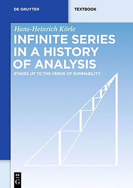 Couverture cartonnée Infinite Series in a History of Analysis de Hans-Heinrich Körle
