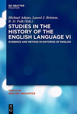 Livre Relié Studies in the History of the English Language VI de 