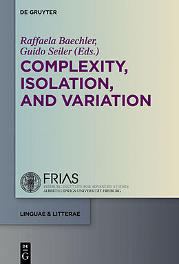 Livre Relié Complexity, Isolation, and Variation de 