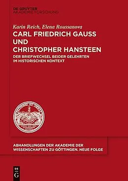 E-Book (pdf) Carl Friedrich Gauß und Christopher Hansteen von Karin Reich, Elena Roussanova