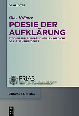 E-Book (pdf) Poesie der Aufklärung von Olav Krämer