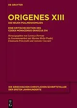 Fester Einband Die neuen Psalmenhomilien von Origenes