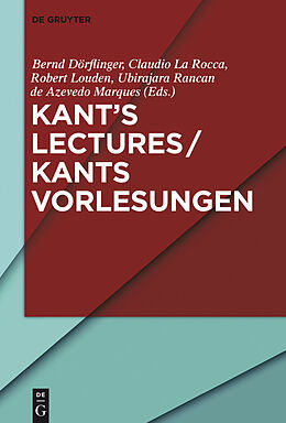 eBook (pdf) Kant's Lectures / Kants Vorlesungen de 