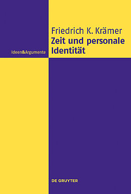 E-Book (pdf) Zeit und personale Identität von Friedrich Karl Krämer
