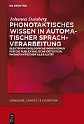 PDF Phonotaktisches Wissen von Johanna Steinberg