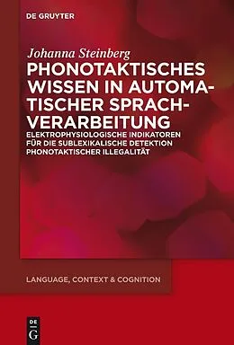 PDF Phonotaktisches Wissen von Johanna Steinberg