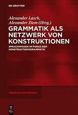 PDF Grammatik als Netzwerk von Konstruktionen von 