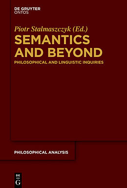 Livre Relié Semantics and Beyond de 