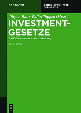 Fester Einband Investmentgesetze / Investmentrecht Luxemburg von 