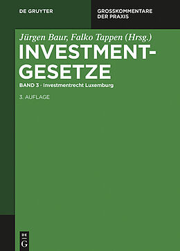 E-Book (pdf) Investmentgesetze / Investmentrecht Luxemburg von 