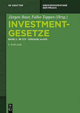E-Book (pdf) Investmentgesetze / §§ 273 - 355 KAGB; InvStG von 