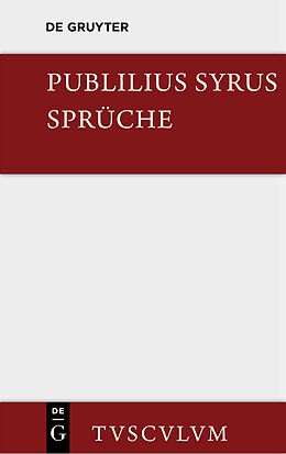 E-Book (pdf) Die Sprüche von Publilius Syrus