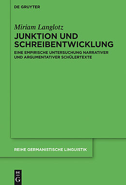 E-Book (pdf) Junktion und Schreibentwicklung von Miriam Langlotz