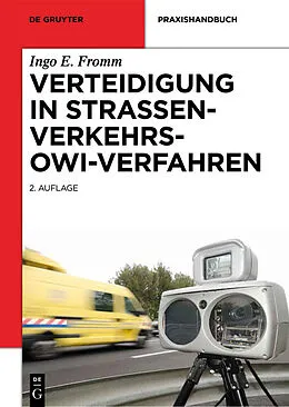 E-Book (pdf) Verteidigung in Straßenverkehrs-OWi-Verfahren von Ingo E. Fromm