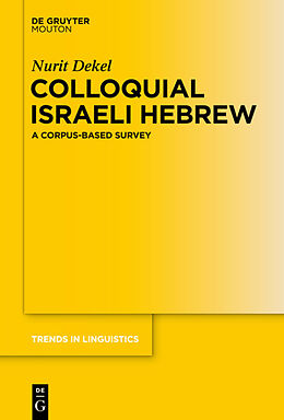 Fester Einband Colloquial Israeli Hebrew von Nurit Dekel